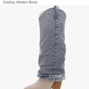 Steve Madden Lassy Women’s Block Heel Cowboy Western Boot